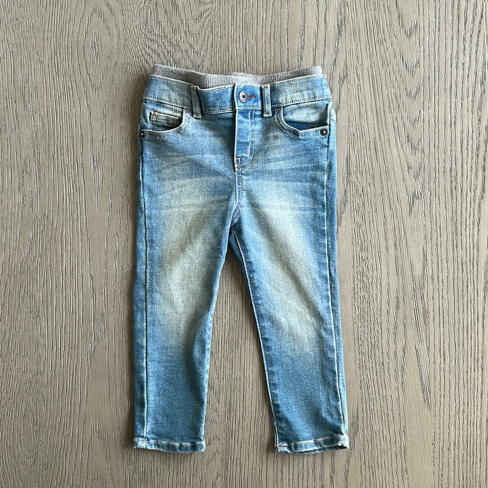 OSHKOSH BABY FADED LIGHT DENIM JEANS PANTS